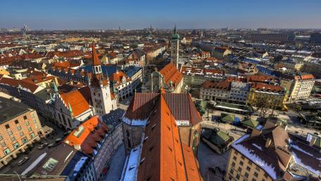 Munich cityscape wallpaper
