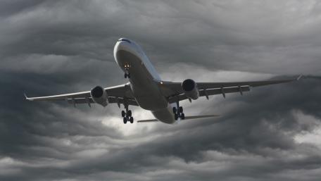 Soaring Through Dramatic Skies wallpaper