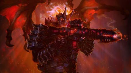 Demonic Warrior of the Inferno Realm wallpaper