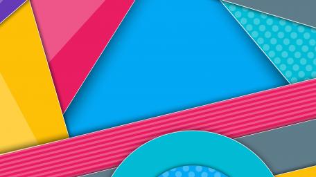 Vibrant Geometric Abstraction Wallpaper wallpaper