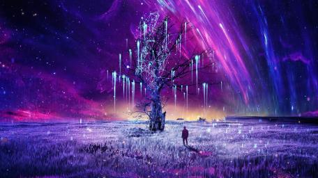 Whispers of the Cosmic Dawn wallpaper