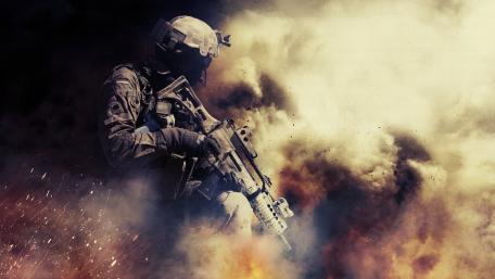 Bravery Amidst Chaos wallpaper