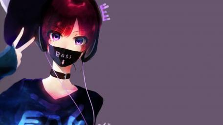 Gamer anime girl wallpaper