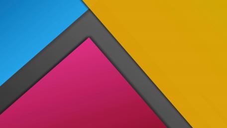 Vibrant Minimalist Triangle Design Wallpaper wallpaper