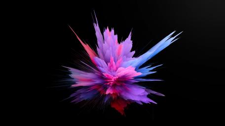 Vivid Burst in the Void wallpaper