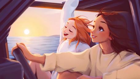 Lofi girls wallpaper