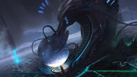 Embrace the Future of Fantasy Art wallpaper