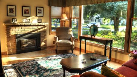 Cozy Living Room Serenity wallpaper