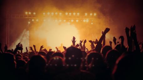 Vibrant Night at the Concert Scene wallpaper