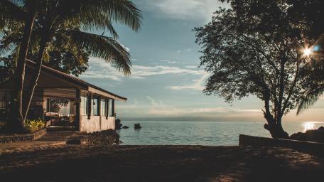 Tranquil Beachside Retreat Awaits You wallpaper