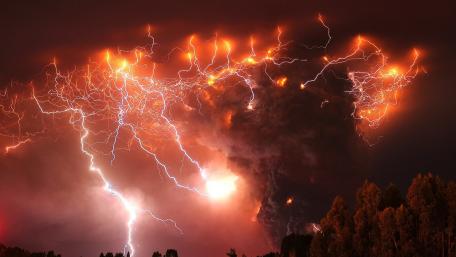 Puyehue-Cordón Caulle eruption wallpaper