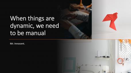 When thing are dynamic, we need to be manual wallpaper