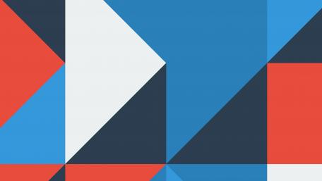 Colorful Geometric Triangles Wallpaper wallpaper