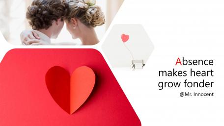 Absence makes heart grow fonder wallpaper