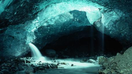 Enchanted Ice Cave Serenity wallpaper