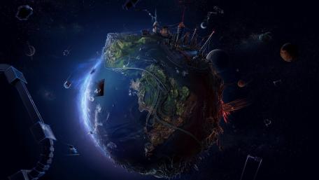 Future earth wallpaper