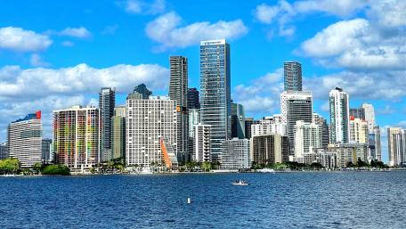Miami Daytime Skyline wallpaper