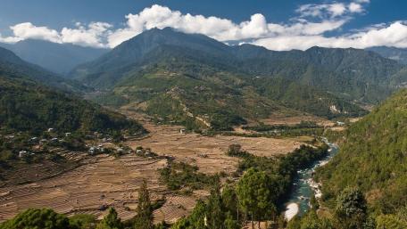 Punakha valley wallpaper