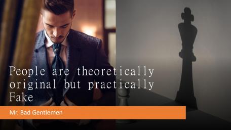 People are theoretically original but practically Fake wallpaper