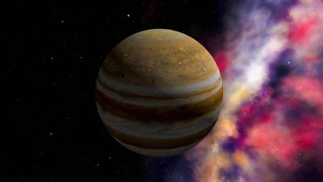 Planetary Dreamscape in Vivid Cosmos wallpaper