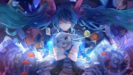 Whimsical Melody with Hatsune Miku wallpaper