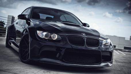 BMW M3 in Black Power wallpaper