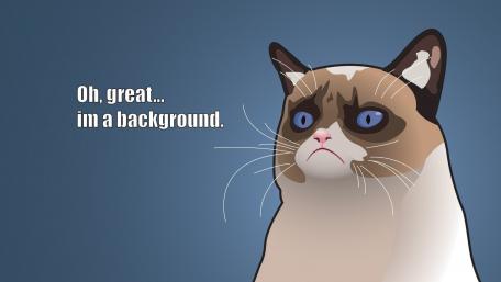 Oh, great.... im a background. wallpaper