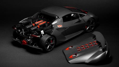 Lamborghini Sesto Elemento Enthralling Design Wallpaper wallpaper