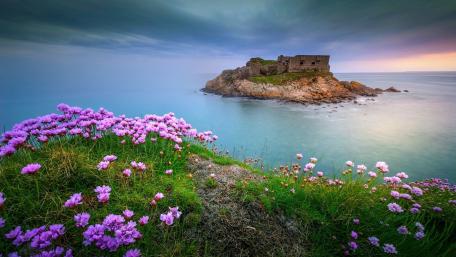 Fort de l'Îlette de Kermorvan wallpaper