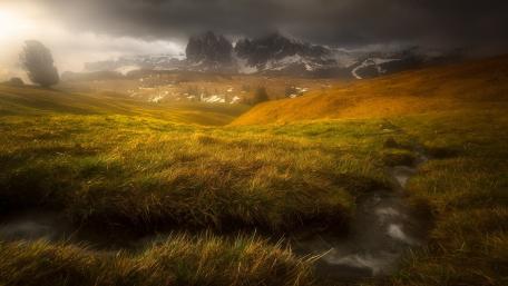 Seiser Alm (Alpe di Siusi) wallpaper