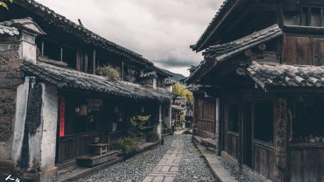 Old Chinese Town wallpaper