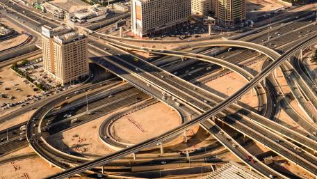 Whirlpool Interchange in Dubai wallpaper