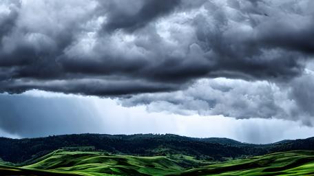 AI- Art: Stormy sky wallpaper