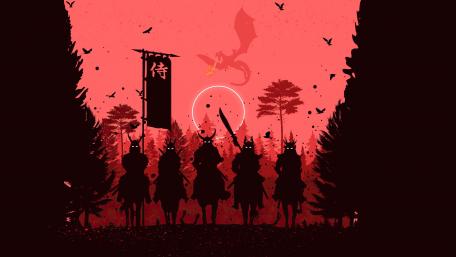 Crimson Samurai Standoff wallpaper