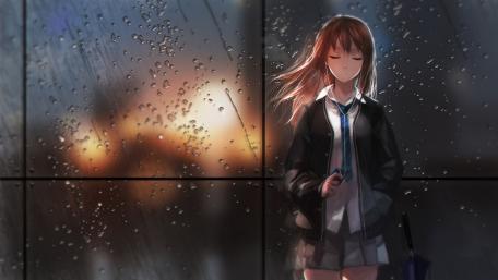 Rainy Night Reflections wallpaper