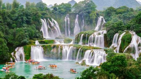Ban Gioc Waterfalls wallpaper