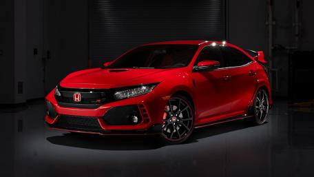 Sleek Red Honda Civic Type R Wallpaper wallpaper