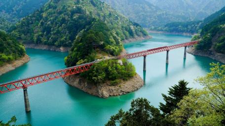 Okuoi Rainbow Bridge wallpaper