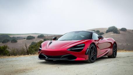 Sleek Red McLaren 720S Dream Ride wallpaper