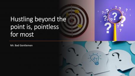 Hustling beyond the point is, pointless for most wallpaper
