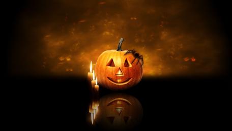 Spooky Halloween Pumpkin Delight wallpaper