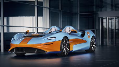 McLaren Elva Gulf Theme wallpaper