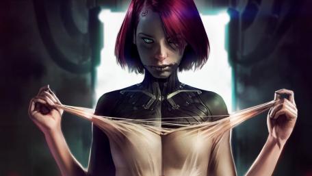 Futuristic Cyborg Revelation wallpaper