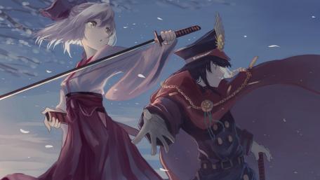 Warriors of Fate in a Timeless Duel wallpaper