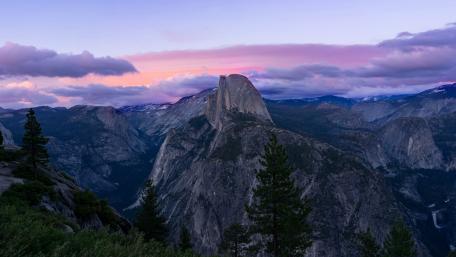 Half Dome from Glacier Point (Yosemite) wallpaper