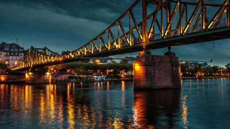 Iron Footbridge wallpaper