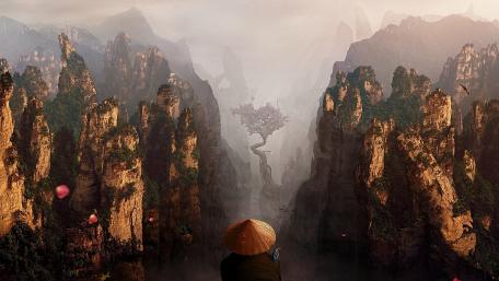 Mountains of china wallpaper
