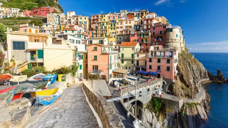 Houses of Manarola wallpaper