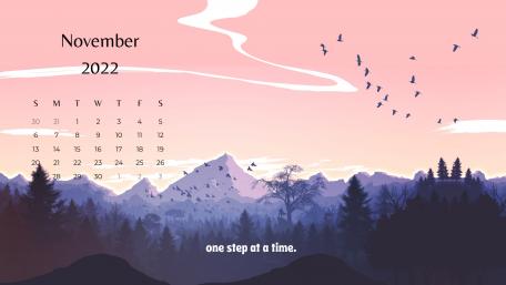 One step t a time wallpaper