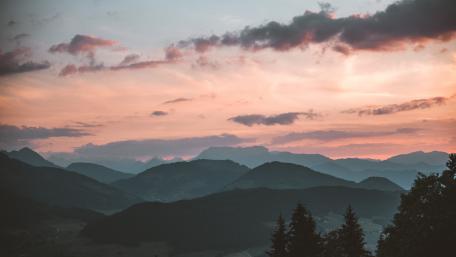Sunset sky, Landscape wallpaper